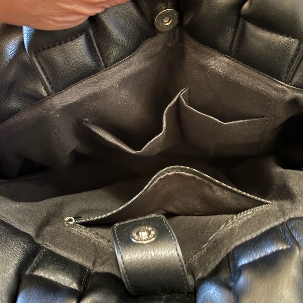 Anthropologie Black Puffer Tote Bag - Picture 5 of 9